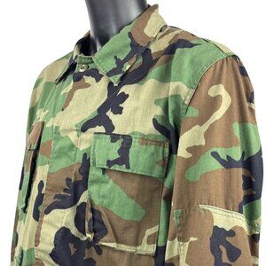 VTG 80s 90s US Army Battle Dress Uniform (BDU) Field Jacket M81 Camo